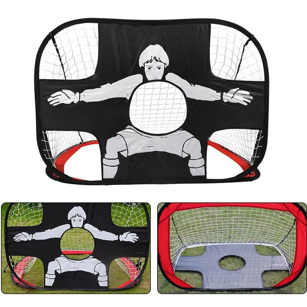 Foldable Football Goal Nylon Soccer Goal Kids and Adults Football Target Net for Playground Backyard Indoor Outdoor Training - Buy online at  Vibe In Cart.