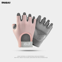 Women's Half Finger Breathable Anti-Slip Cycling Gloves