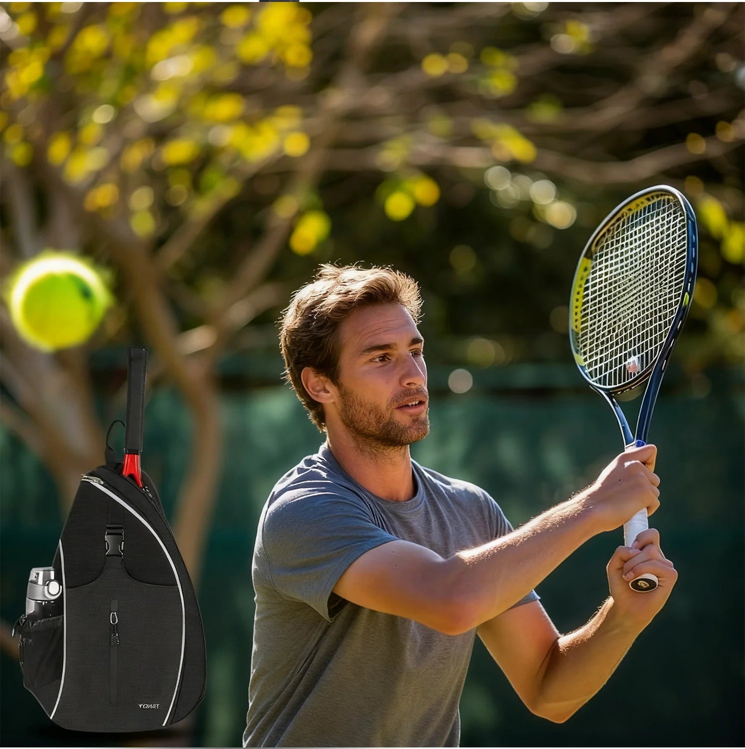 Tennis bag, tennis camisole backpack, crossbody bag, waterproof, suitable for badminton rackets and badminton rackets - Buy online at  Vibe In Cart.