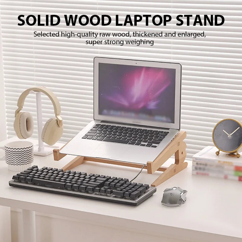 Laptop Stand with Removable Bracket and Cooling Base in ABS Plastic