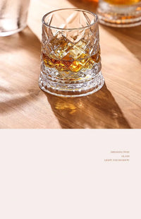 255 ML Whiskey Glass  Transparent Wine Glass Household Heat-resistant Rotatable Beer Cup Party Drinkware Foreign wine cup - Buy online at  Vibe In Cart.
