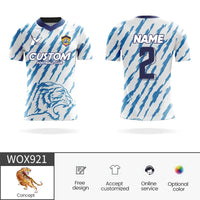 Unisex Short Sleeve Polyester Soccer Jersey With Sublimated Print, Sizes 2-5XL