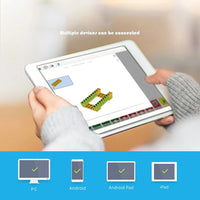 Educational Programmable Robot Building Blocks Set, 280 Pieces, 43x31x9cm