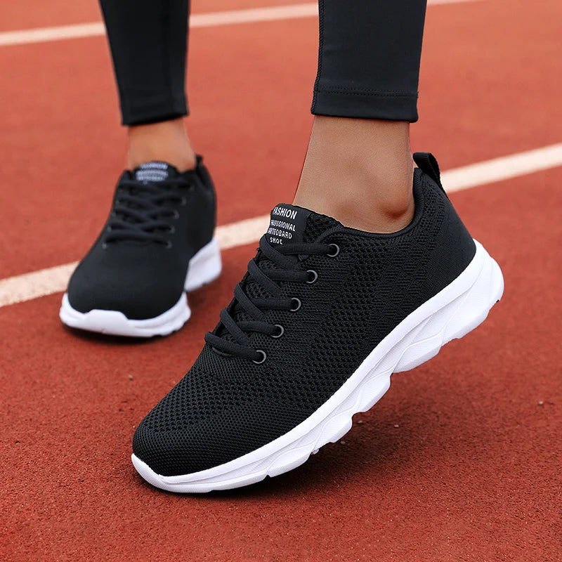Women's Running Shoes 2025 Mesh Casual Sneakers Lace-up Lightweight Female Walking Breathable Outdoor Sports Running Shoes Woman - Buy online at  Vibe In Cart.