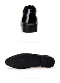 Men's  Leather Shoes Black Soft Leather Soft Bottom Spring And Autumn Best Man Men's Business Formal Wear plus size 38-48 - Buy online at  Vibe In Cart.