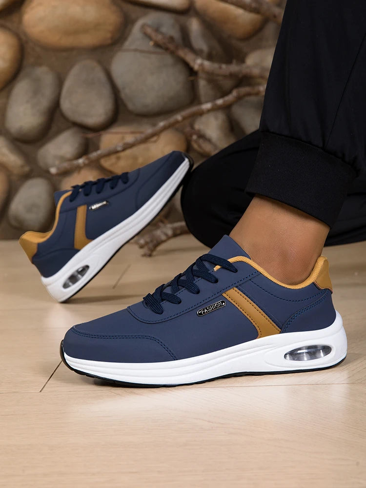Men's Waterproof Non-Slip Casual Sports Shoes Lace-Up