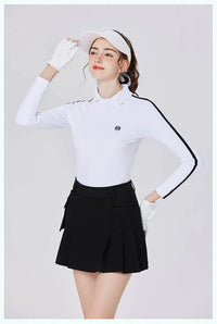 Blktee New Golf Skirt Women's Elastic Waist Sports Skirts Ladies Pleated Pockets Short Skort High Waist Tennis Golf Culottes - Buy online at  Vibe In Cart.