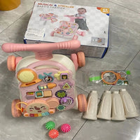 3-in-1 Baby Walker and Activity Center, Suitable for Girls, Early Learning Push Toy with Musical Panel, for Infants - Buy online at  Vibe In Cart.