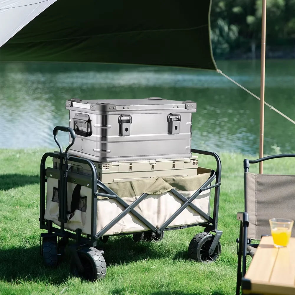 30-80L Outdoor Storage Box Camping Picnic Travel Aluminum Alloy Large Capacity Box Accessories Storage Bag Hiking Accessories - Buy online at  Vibe In Cart.