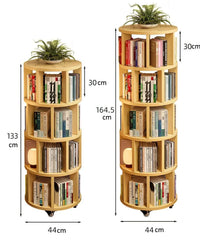 360° Rotatable Bookshelf Multifunctional Living Room Round Storage Rack Movable Children's Bookshelf - Buy online at  Vibe In Cart.