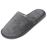 Men's Winter Slippers Warm Bedroom Plush Shoes Home Floor Soft Indoors Thin Velvet Solid Color Non Slip Half Drag Slipper - Buy online at  Vibe In Cart.