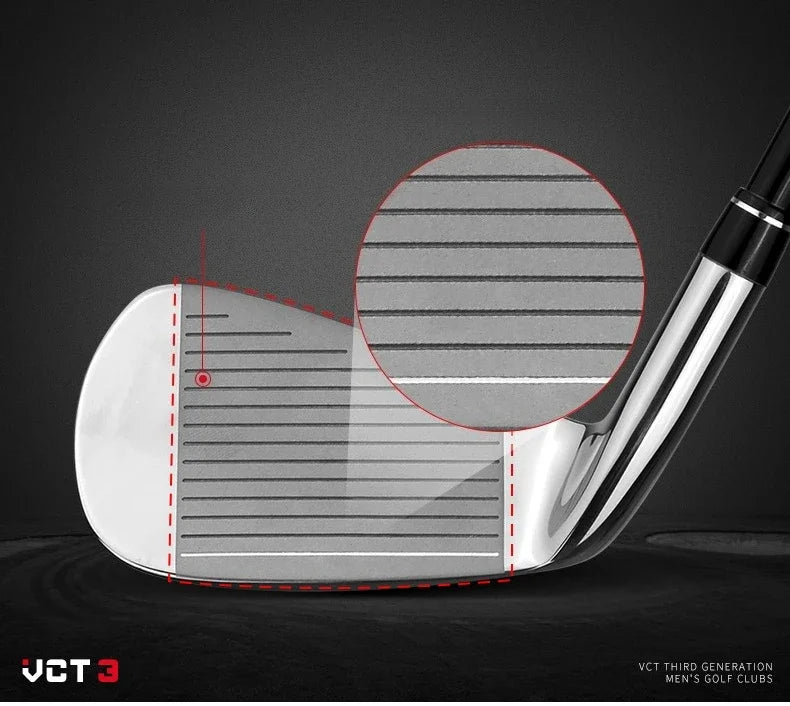 Men's Right-Handed Stainless Steel Golf Irons Set 5/6/7/8/9/P/S