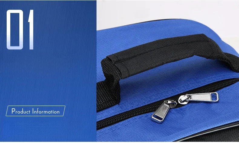 Nylon Single Layer Foldable Golf Aviation Bag with Pulley in Black