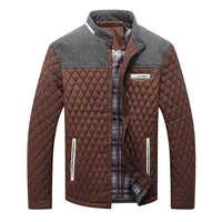 Men's Jackets Winter Warm Bomber Quilted Coat Lightweight Business Casual Button Down Clothing Waterproof Warm Jackets US Size - Buy online at  Vibe In Cart.
