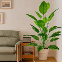 43.3Inch Giant Artificial Plants Tree Realistic Full Lush Greenery Indoor Outdoor All-Season Decor for Home Office Wedding Party - Buy online at  Vibe In Cart.