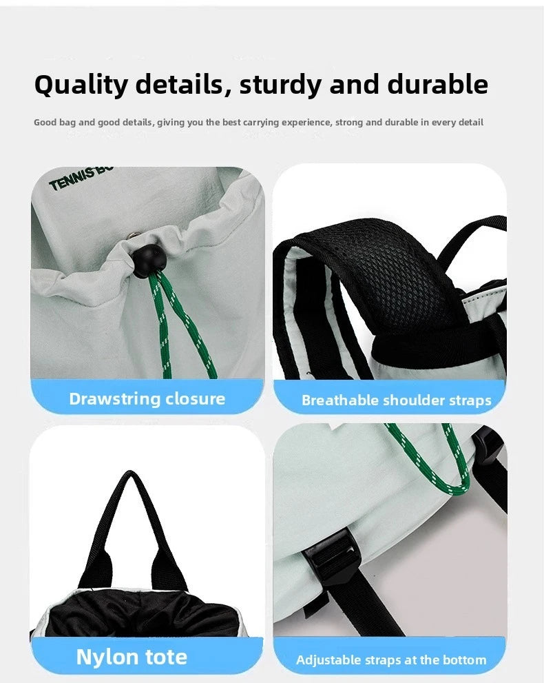 Portable Tennis badminton Racket Bag Versatile for outdoor use Lightweight Drawstring Back pack for Men and Women Hiking Bag - Buy online at  Vibe In Cart.