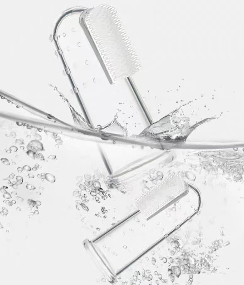 Silicone Soft Pet Finger Cuff Toothbrushes Dog Brush Bad Breath Tartar Teeth Care Tool Cat Cleaning Scrub Silicagel Pet Supplies - Buy online at  Vibe In Cart.