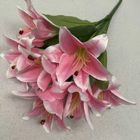 Simulated Bouquet Lily Lilies Home Outdoor Pastoral Display Decorative Fake Flowers Wedding Arch Flower Arrangement Silk Flower - Buy online at  Vibe In Cart.