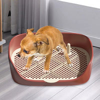 Pet Dog Toilet Portable Dog Potty Pan Trainer Litter Box Anti-Splash Pets Wc Toilet Puppy Kitten Cleaning Tool - Buy online at  Vibe In Cart.