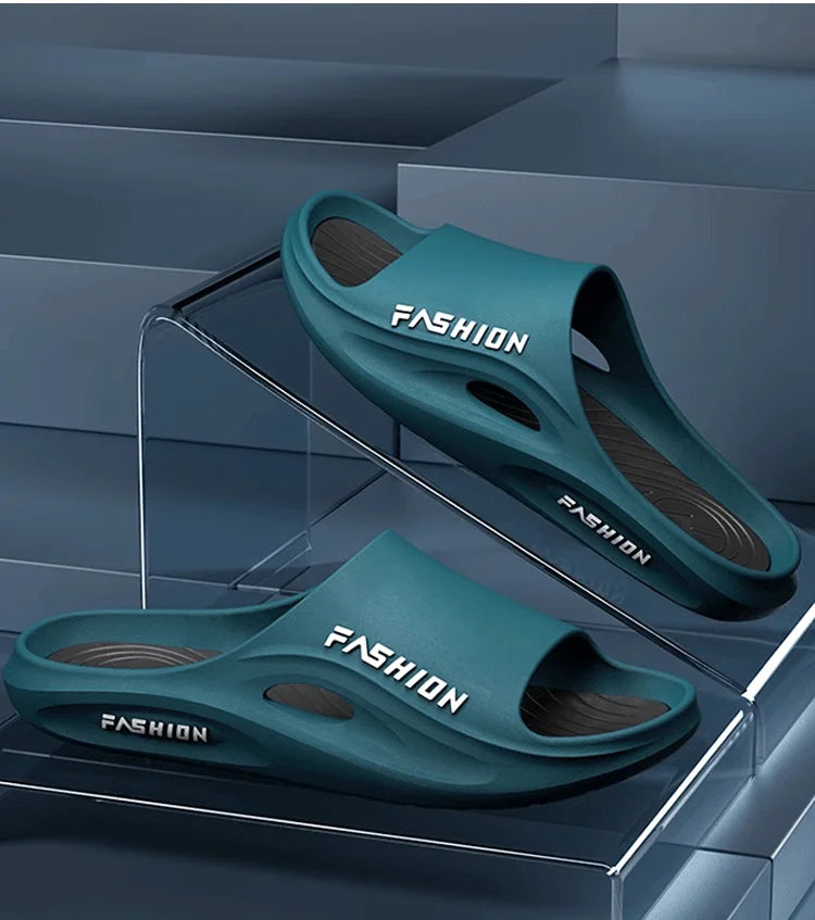 2024 Super Thick Bottom Slippers for Home Use Non slip Slippers for Men Outwear Fashion Soft Sole Summer Slippers - Buy online at  Vibe In Cart.