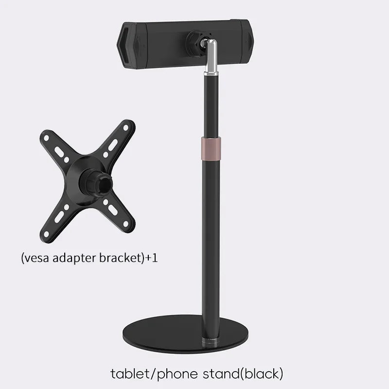 Height Adjustable VESA Portable Monitor Stand for Up to 18-Inch Monitors