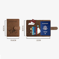 Travel Passport Holder in PU Material for Men and Women
