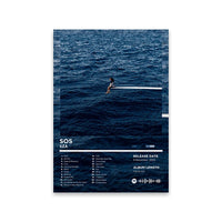 Unframed Retro Rapper Album Cover Canvas Wall Art Print