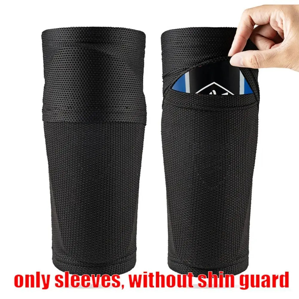 1Pair Soccer Shin Guard Football Crashproof Calf Protector Nylon Leg Sleeves Sock Shin Protector with Pocket Training Protection - Buy online at  Vibe In Cart.