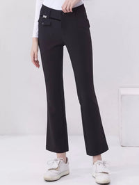 Women's Breathable Quick Drying Bell Shaped Polyester Golf Pants