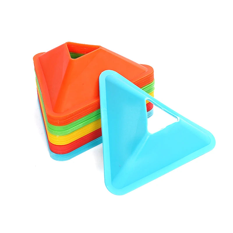 5PCS Football Training Disc Triangle Soccer Practice Field Sports Agility Training Cone Portable Equipment For Kids Adult - Buy online at  Vibe In Cart.