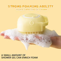 Dog Bath Brush Silicone Pet Shampoo Brush Soap Dog Scrubber Cat Massage Grooming Wash Comb Soft Rubber Puppy Clean Brush - Buy online at  Vibe In Cart.