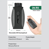 Portable 2 in 1 Golf Club Cleaning Brush Tool