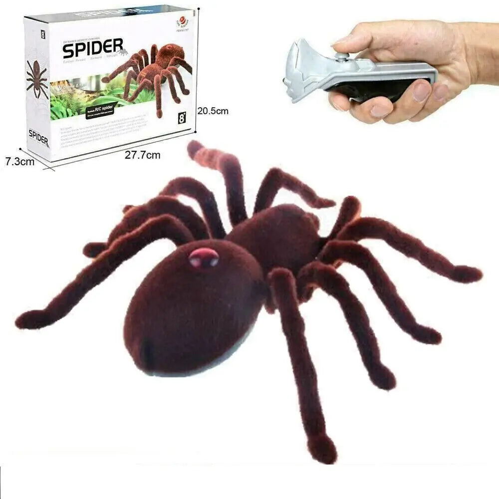Spider Tricky Toys April Fools ' Day Spider Toy Simulation Spider Remote Control Spider Scary Toy