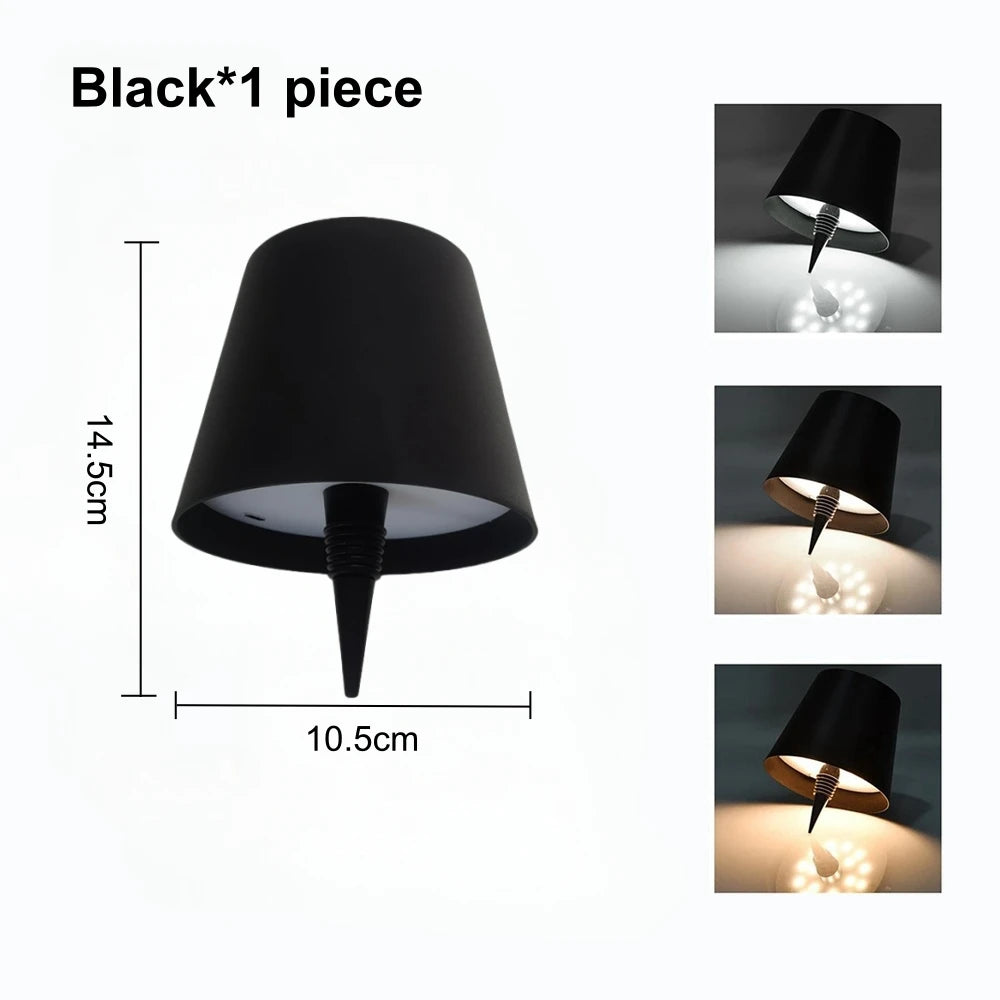 Wireless LED Wine Bottle Light Rechargeable Vases Table Lamp Touch Switch Night Light for Cafe Bar Club Hotel Restaurant Decor - Buy online at  Vibe In Cart.