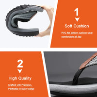 Pmoiste Men Flip Flops EVA Slip-on Beach Comfortable Designer House Slippers High Quality Summer Outdoor Non Slip - Buy online at  Vibe In Cart.