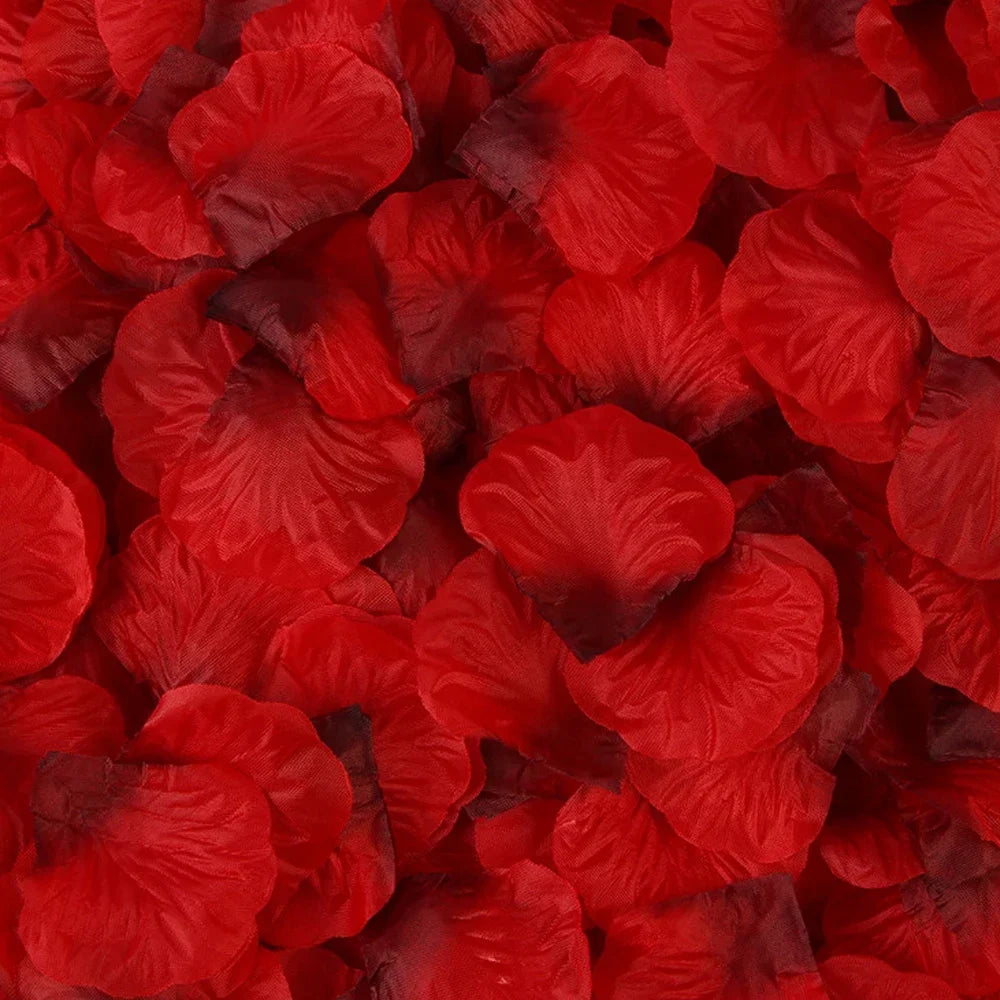 Artificial Rose Petals in Red, White, and Gold, 100-10000 Pieces