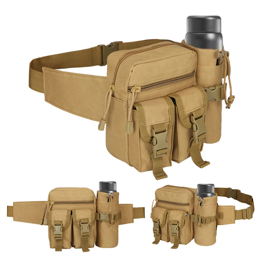 Multi-sport water bottle waist bag is detachable and suitable for outdoor sports such as mountaineering, camping, and hiking - Buy online at  Vibe In Cart.