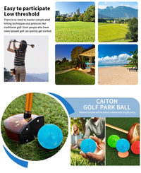 Caiton Park Golf Ball 60mm – Fluid Art Design (Red/Blue/Green) | 4-Layer Durable Core for Korean Courses & Indoor Practice - Buy online at  Vibe In Cart.