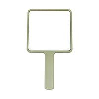 Eyelash Extension Handheld Makeup Mirror Square Makeup Vanity Mirror with Handle Hand Mirror SPA Salon Compact Mirrors - Buy online at  Vibe In Cart.