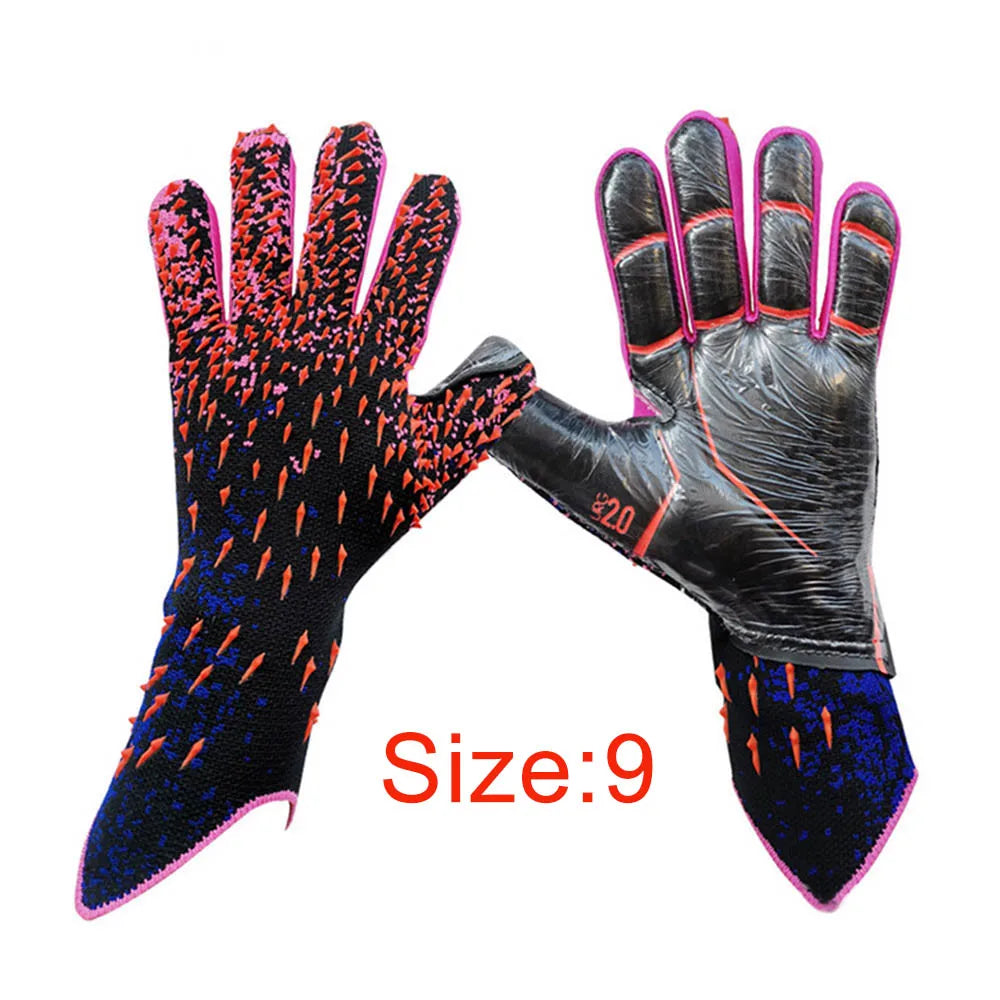 Soccer Goalie Gloves Latex Thickened Professional Goalkeeper Gloves for Adult Youth Football Sports Training and Match - Buy online at  Vibe In Cart.