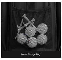 Travel Golf Bag with Fixed Club Holder, Nylon Material