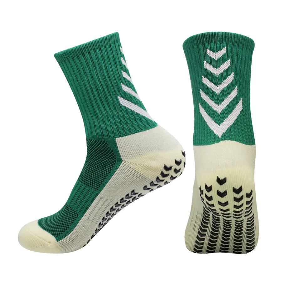 1 Pair New Men Women Soft Breathable Anti-slip Football Socks Running Soccer Basketball Badmintion Cycling Sports Grip Socks - Buy online at  Vibe In Cart.