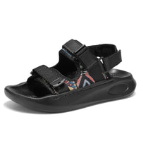 Men's Leisure Beach Gladiator Sandals with Fabric Upper