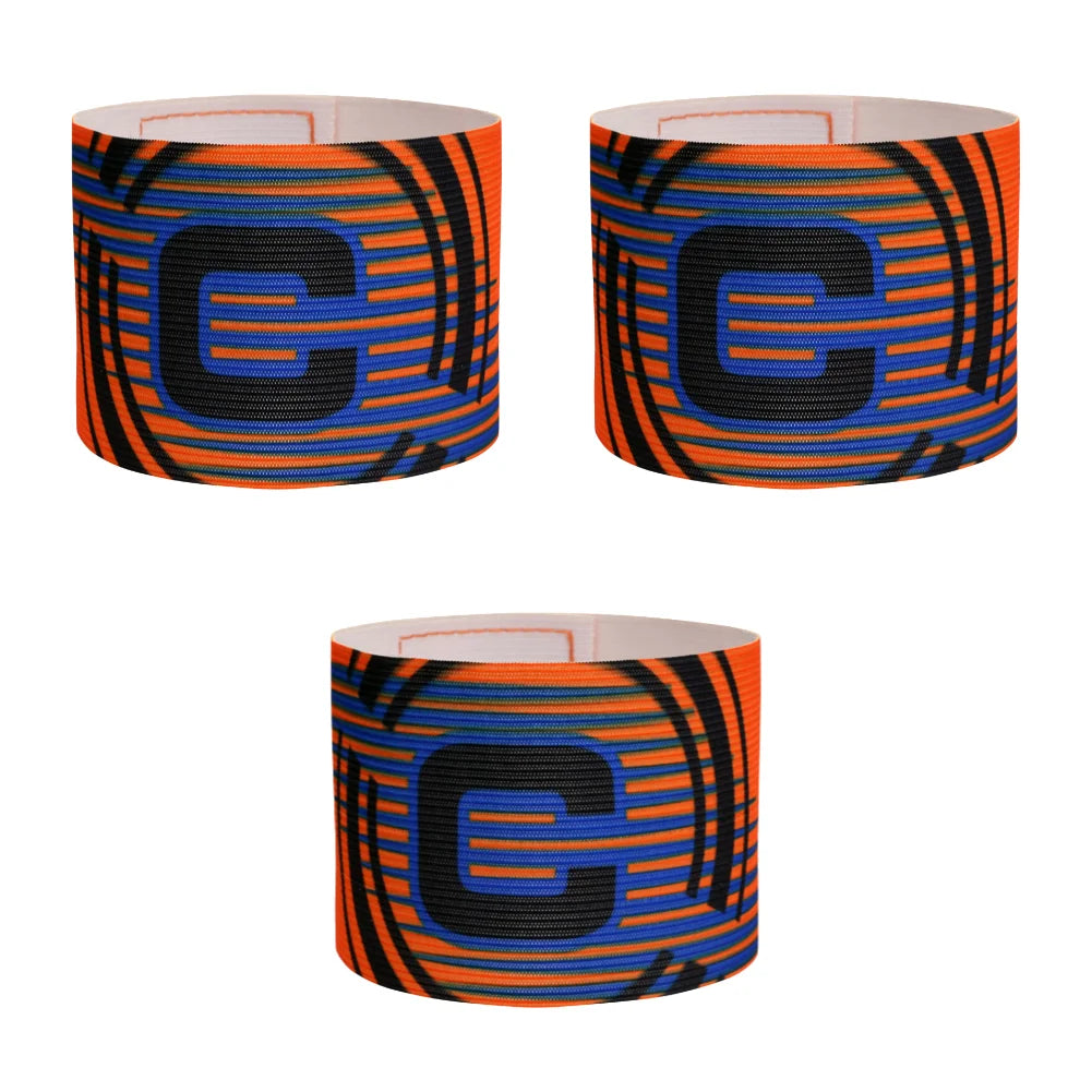 Adjustable Elastic Polyester Soccer Captain Armband for Training