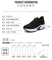 Women's Platform Mesh Breathable Sneakers Womens Spring New Casual Wedge Basket Shoes Tennis Female Thick Woman Summer Trainers - Buy online at  Vibe In Cart.