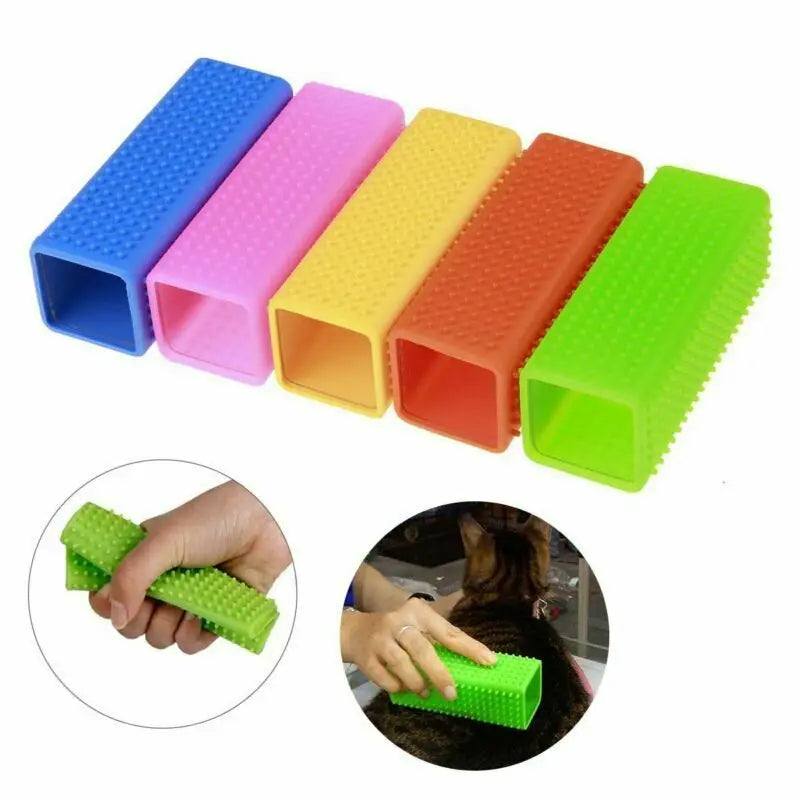 1PCS Pet hair Removal brush Dog cat hair removal Effective pet hair silicone hollow rubber cleaning brush - Buy online at  Vibe In Cart.