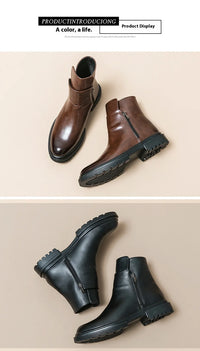 Men's autumn high-top leather shoes men's height-increasing British Chelsea boots short boots business casual men's boots - Buy online at  Vibe In Cart.