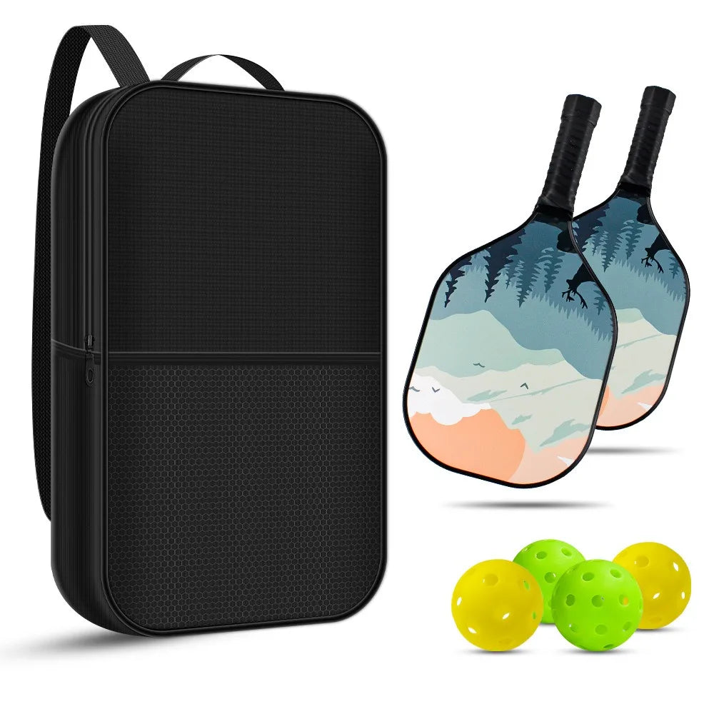 Portable Adjustable Pickleball Rackets Backpack Tennis Sports Pickleball Paddle Bag Racquetball Pickleball Bag Men Women - Buy online at  Vibe In Cart.