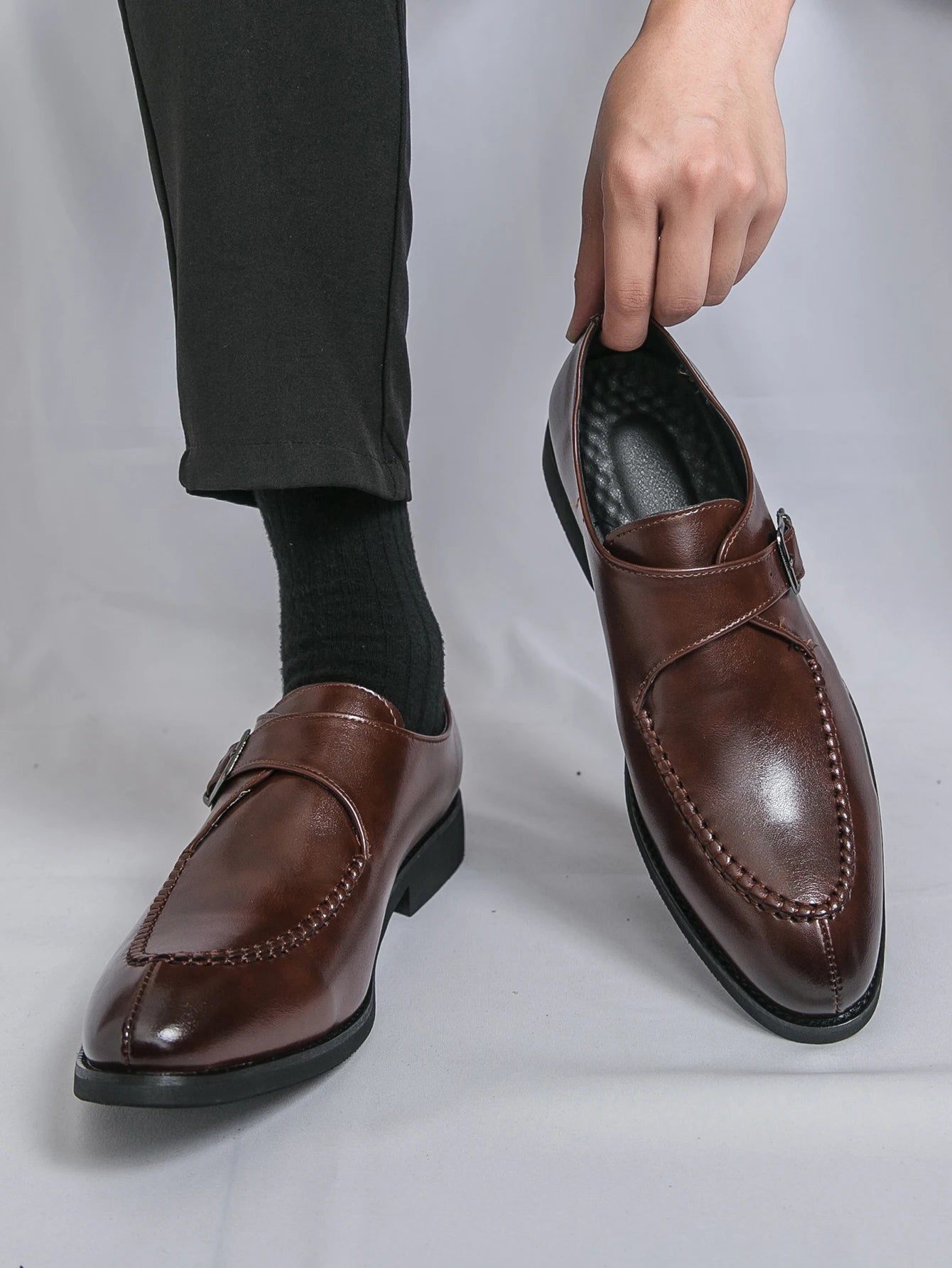 Golden Sapling Men's Formal Shoes Dress Flats Comfortable Derby Loafers Casual Business Men Shoe Fashion Leather Male Footwear - Buy online at  Vibe In Cart.