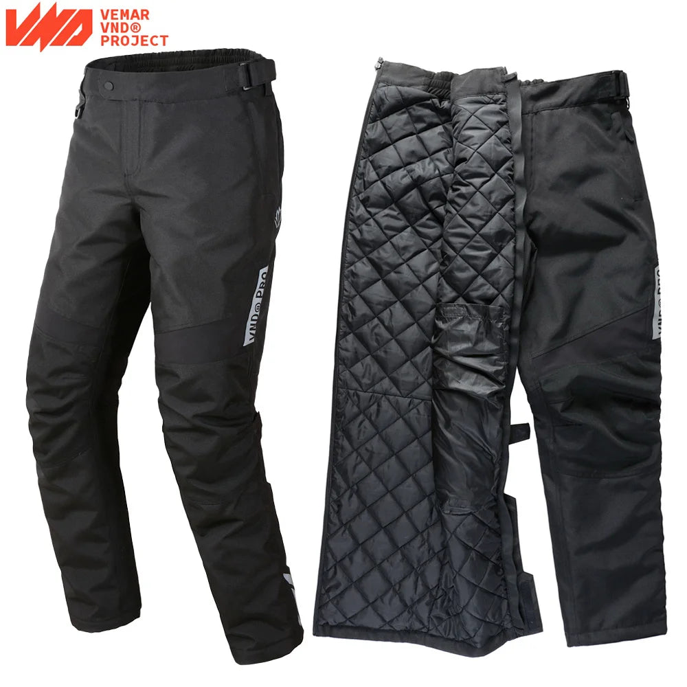 Winter Waterproof Motorcycle Overpants Quick Release Touring Moto Pants Men's Warm Windproof Motorbike Trousers CE Kneepads - Buy online at  Vibe In Cart.